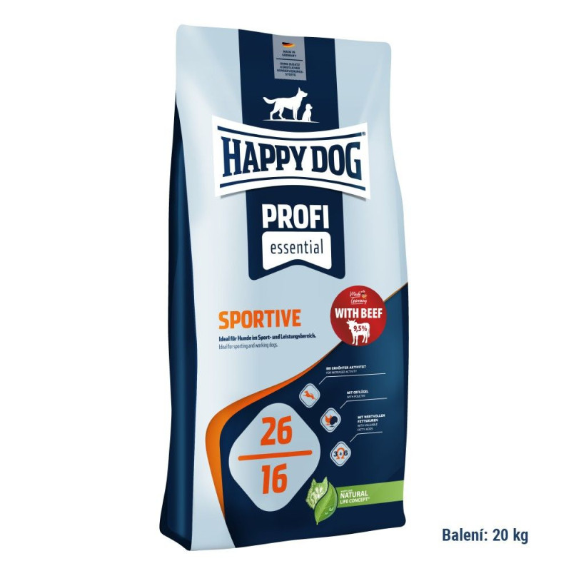 Krmivo Happy Dog Sportive pre akt�vne a �portov� psy
