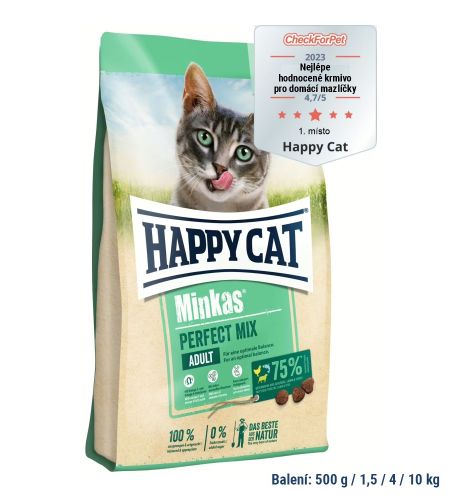 Happy Cat Minkas Perfect Mix Geflügel, Fisch & Lamm 1,5 kg