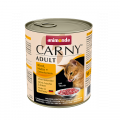 ANIMONDA CARNY cat Adult hovdzie, kura a kaacie srdcia 400 g konzerva