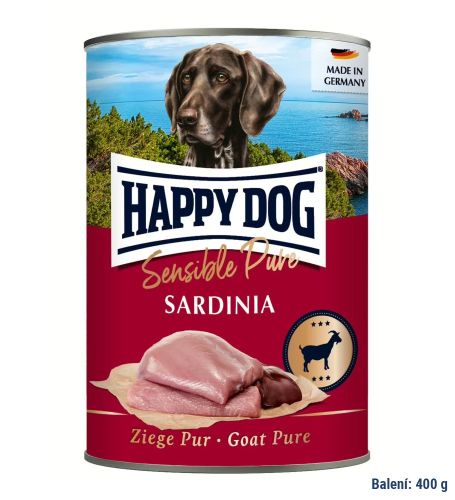 Happy Dog Ziege Pur Sardinia kozie 400 g