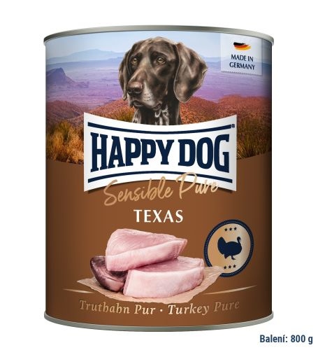 Happy Dog Truthahn Pur Texas morka 800 g